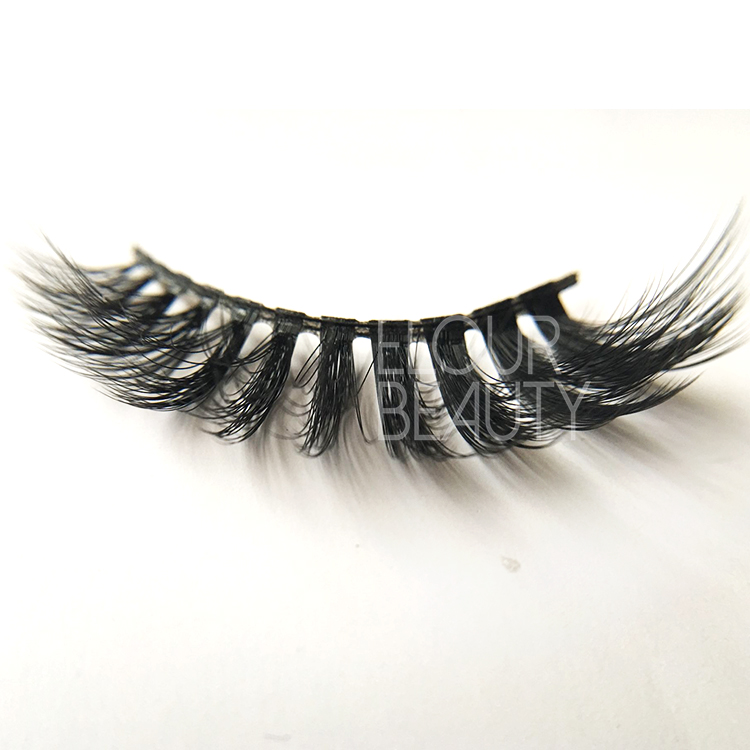 3D mink faux natural lashes in wholesale price E72